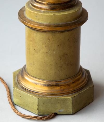 PAIR OF 19TH CENTURY TOLE ARGAND OIL LAMPS CONVERTED TO ELECTRICITY