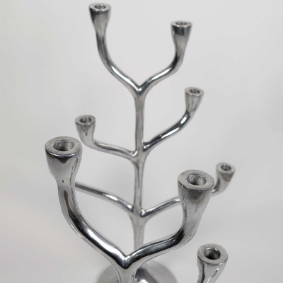 PAIR OF 6 CANDLES CANDELABRA Danish work 1970