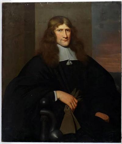 PAIR OF DUTCH COUPLE NOBILITY PAINTING