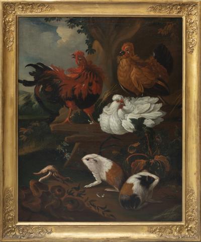 PAIR OF EARLY 18TH CENTURY HUNGARIAN SCHOOL OIL ON CANVAS