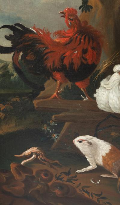 PAIR OF EARLY 18TH CENTURY HUNGARIAN SCHOOL OIL ON CANVAS