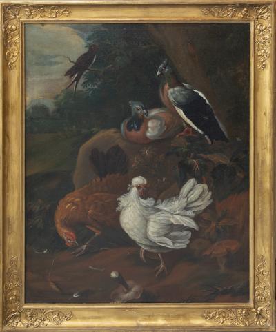 PAIR OF EARLY 18TH CENTURY HUNGARIAN SCHOOL OIL ON CANVAS