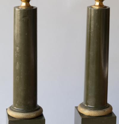 PAIR OF EARLY 19TH CENTURY BRONZE CARCEL LAMPS CONVERTED TO ELECTRICITY