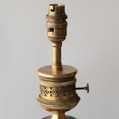PAIR OF EARLY 19TH CENTURY BRONZE CARCEL LAMPS CONVERTED TO ELECTRICITY