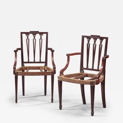 PAIR OF FEDERAL ARM CHAIRS