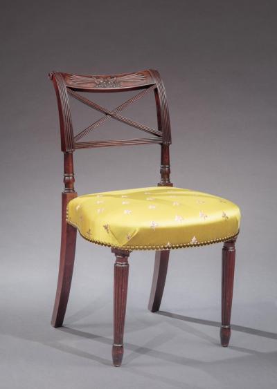 PAIR OF FEDERAL SIDE CHAIRS