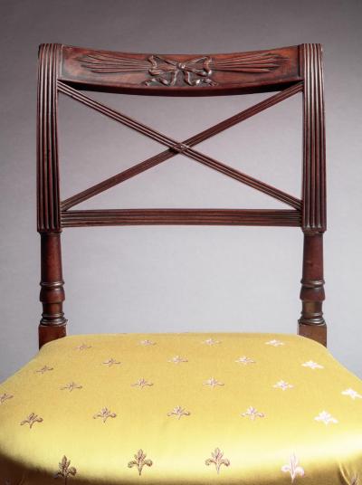 PAIR OF FEDERAL SIDE CHAIRS