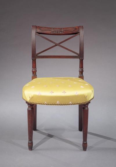 PAIR OF FEDERAL SIDE CHAIRS