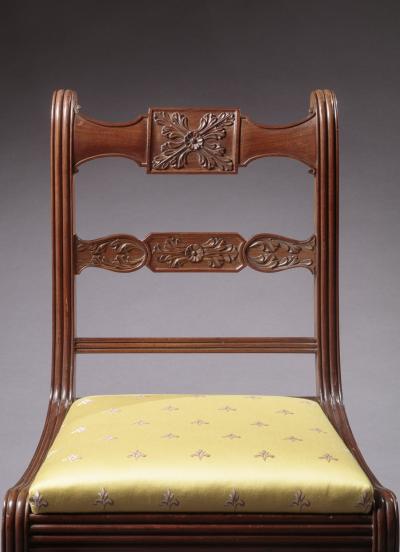 PAIR OF FEDERAL SIDE CHAIRS