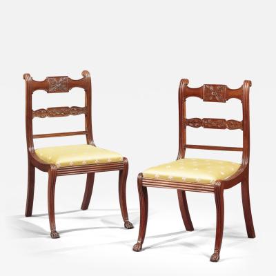 PAIR OF FEDERAL SIDE CHAIRS