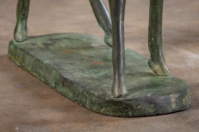 PAIR OF ITALIAN BRONZE STANDING DEER