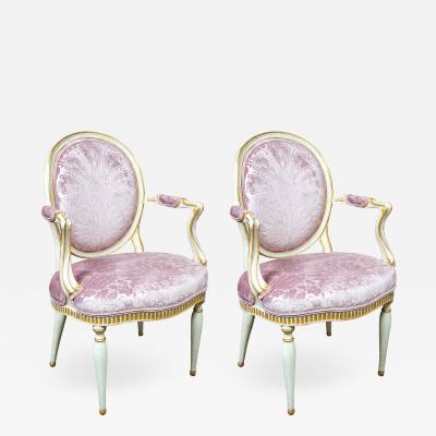 PAIR OF ITALIAN NEOCLASSICAL CHAIRS