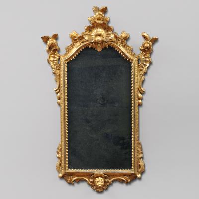 PAIR OF LATE BAROQUE GILTWOOD MIRRORS