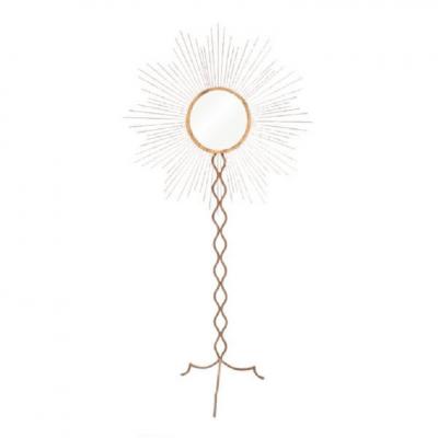 PAIR OF MIRRORS IN A SHAPE OF THE SUN FRANCE 1940s