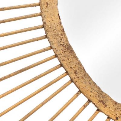 PAIR OF MIRRORS IN A SHAPE OF THE SUN FRANCE 1940s