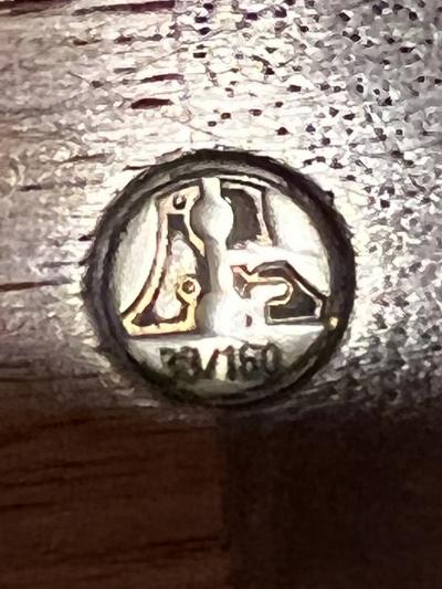 PAIR OF MODERNIST WALNUT STERLING MENORAHS BY DAVID MOSS AND NOAH GREENBERG