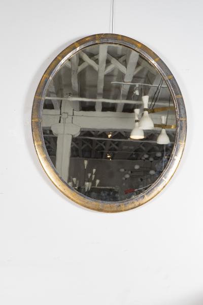PAIR OF OVAL MIRRORS