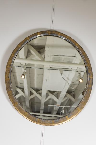 PAIR OF OVAL MIRRORS