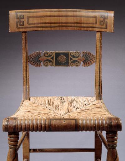 PAIR OF PAINTED FANCY CHAIRS
