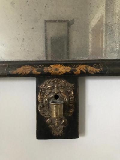 PAIR OF RARE CHINOISERIE LACQUER MIRRORS ENGLISH CIRCA 1720