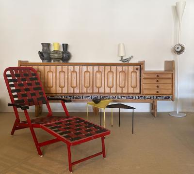 PAIR OF SS FRANCE DECK CHAIRS