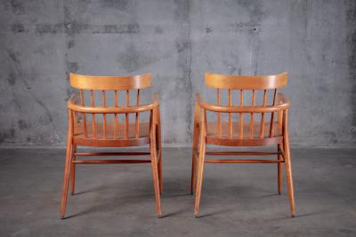 PAIR OF SWEDISH SPINDLE BACK CHAIRS
