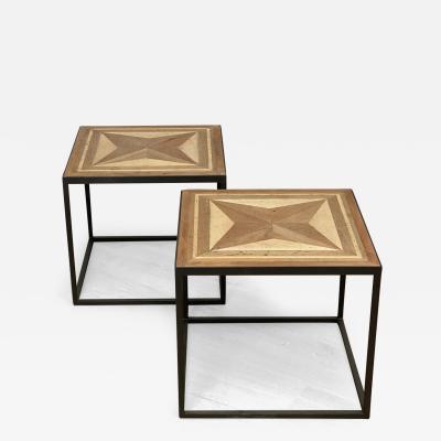 PAIR OF WOODEN COFFEE TABLES
