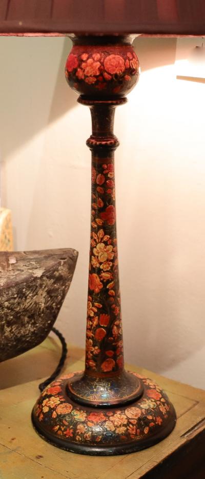 PAIR of Kashmir Table Lamps circa 1900