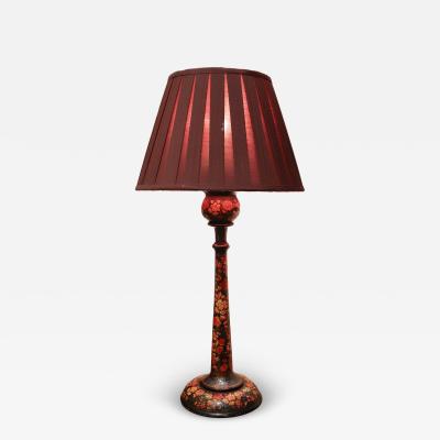 PAIR of Kashmir Table Lamps circa 1900