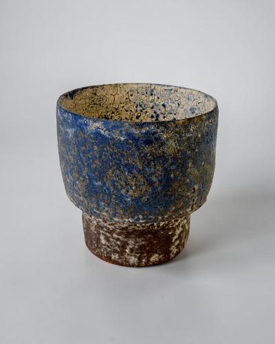 PAUL PHILP Blue Slate Stoneware Vessel 2005