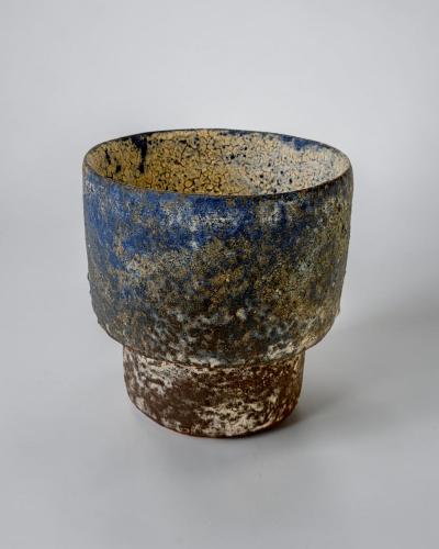 PAUL PHILP Blue Slate Stoneware Vessel 2005
