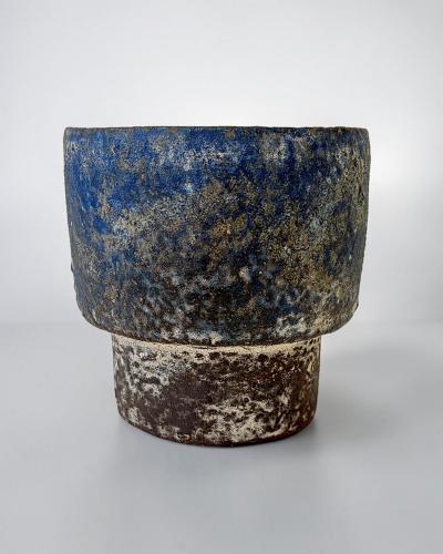 PAUL PHILP Blue Slate Stoneware Vessel 2005