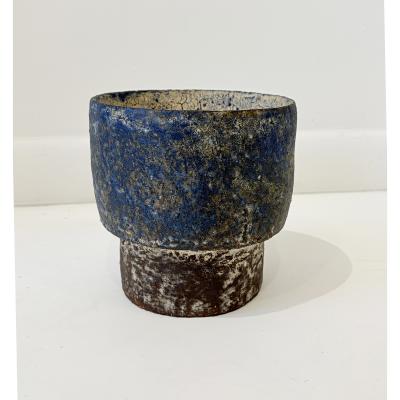 PAUL PHILP Blue Slate Stoneware Vessel 2005
