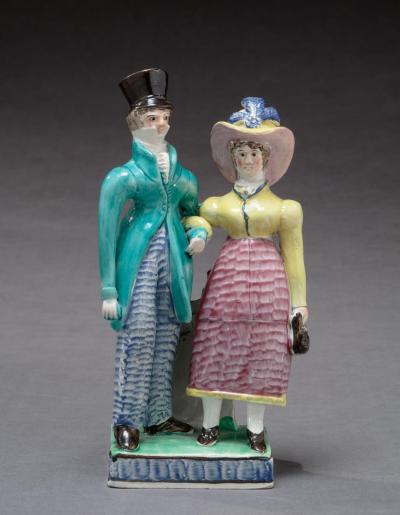 PEARLWARE DANDIES FIGURAL GROUP