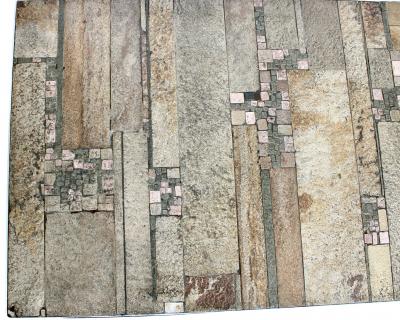 PIA MANU CERAMIC TILED ARTISANAL COFFEE TABLE BELGIUM C1960