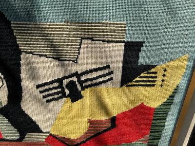 PICASSO STYLE MID CENTURY CUBIST STILL LIFE