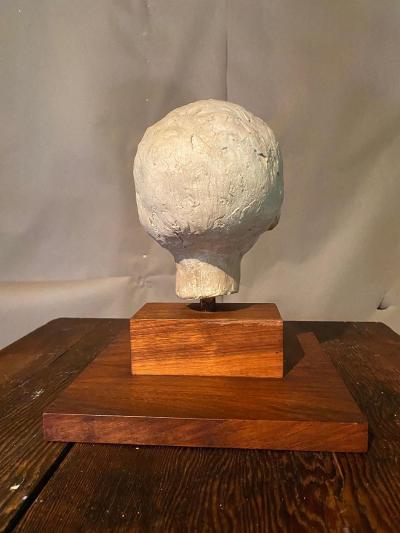 PLASTER SCULPTURE BUST OF YOUNG BOY