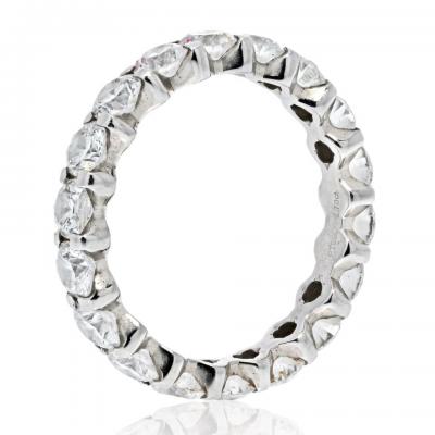 PLATINUM 2 50 CARAT ROUND CUT DIAMOND ETERNITY ETERNITY BAND