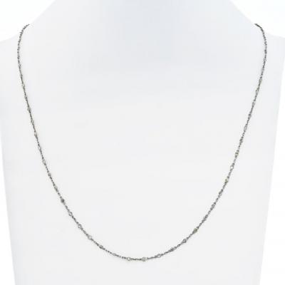 PLATINUM 2 75CTS DIAMONDS BY THE YARD NECKLACE