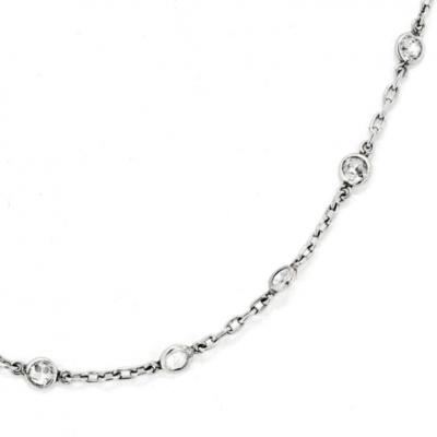 PLATINUM DIAMOND BY THE YARD 2 85CTTW NECKLACE