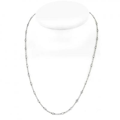 PLATINUM DIAMOND BY THE YARD 2 85CTTW NECKLACE