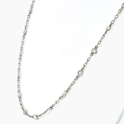 PLATINUM DIAMOND BY THE YARD 2 85CTTW NECKLACE