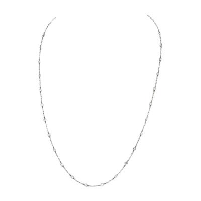 PLATINUM DIAMOND BY THE YARD 2 85CTTW NECKLACE