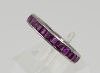 PLATINUM RUBY ETERNITY BAND