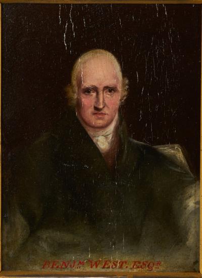 PORTRAIT OF THE ARTIST BENJAMIN WEST 1738 1820 