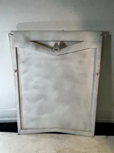 POST MODERN SCULPTURAL MIRROR