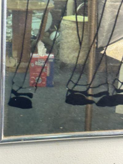 POST MODERN SHARP DRESSED MEN MOTIF MIRROR