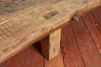 PRIMITIVE WOOD BENCH