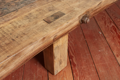 PRIMITIVE WOOD BENCH
