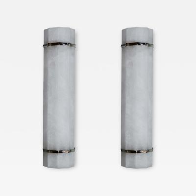 PSF20 Rock Crystal Sconces By Phoenix